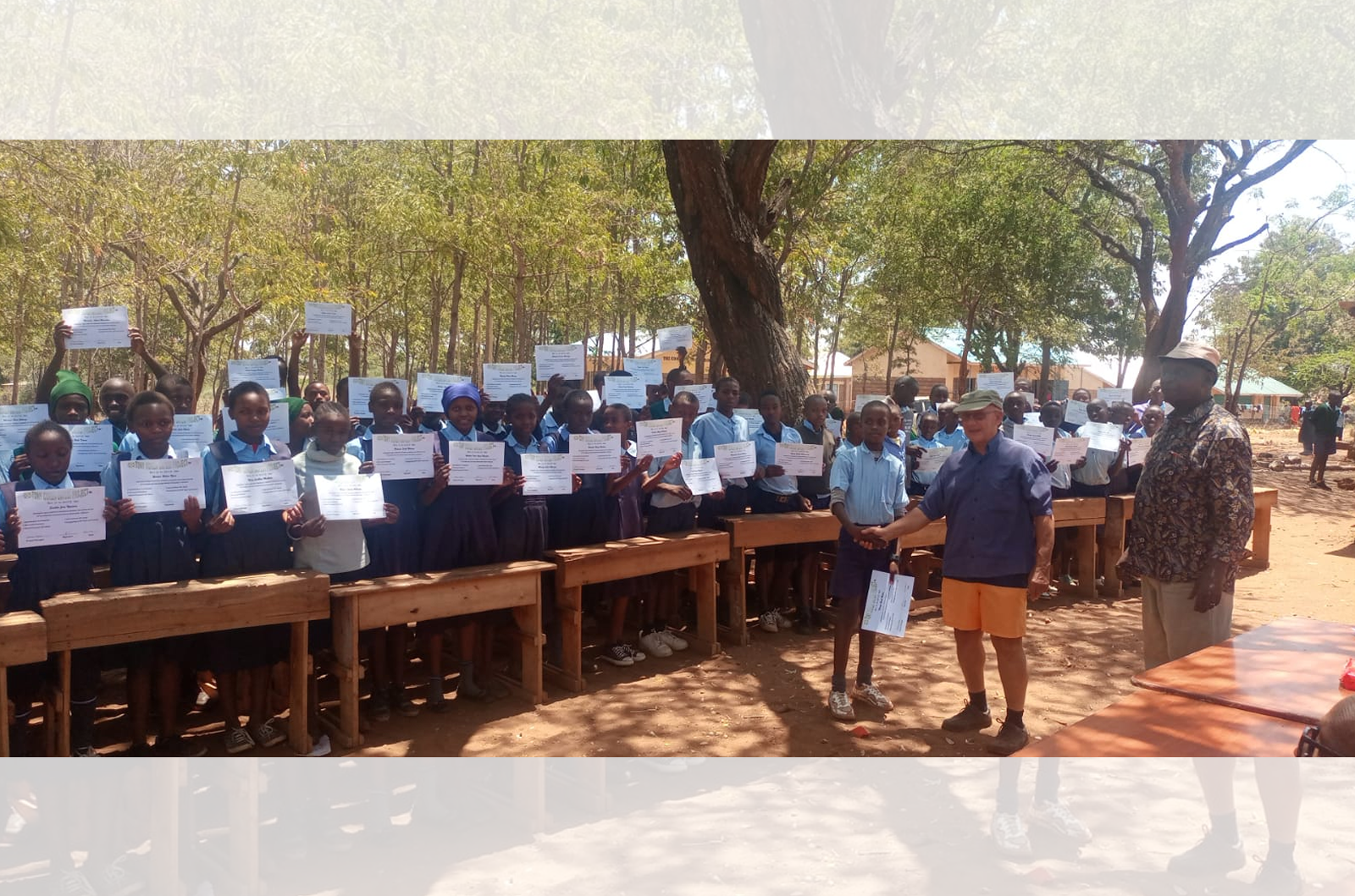 7th ICT graduation for candidates at S.A Gategi primary school..