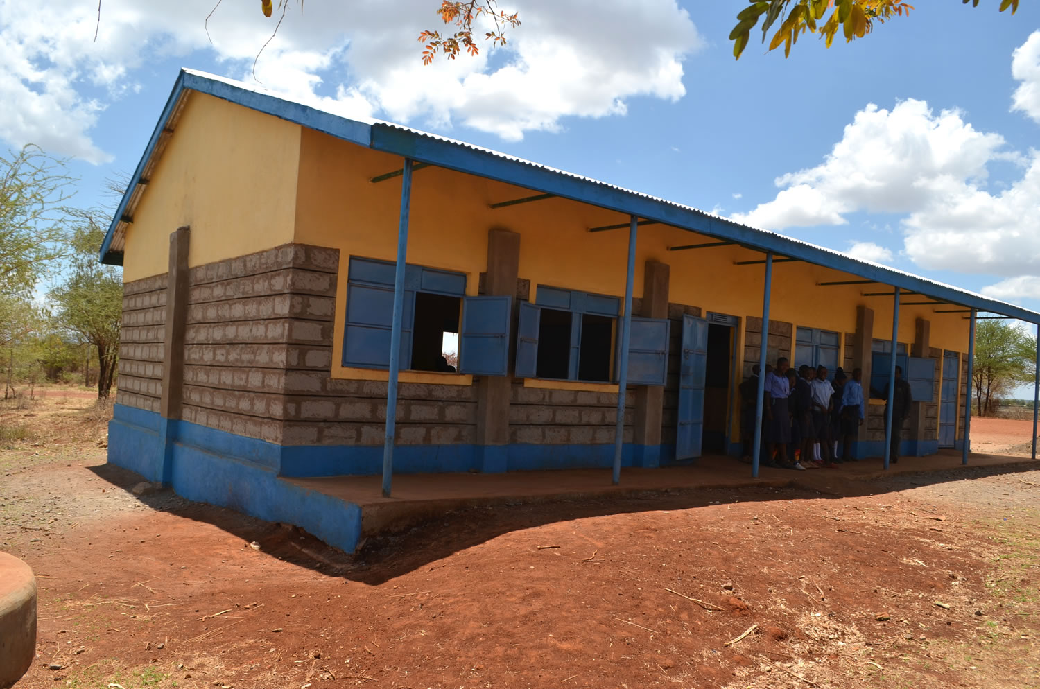  A complete block of 2 classrooms at Kalisa Primary School