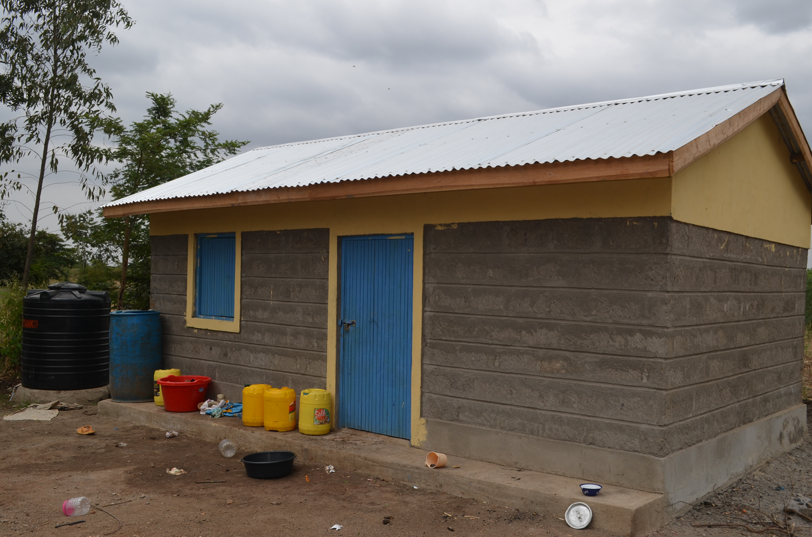 A simple house for a needy client at Kakindu Village