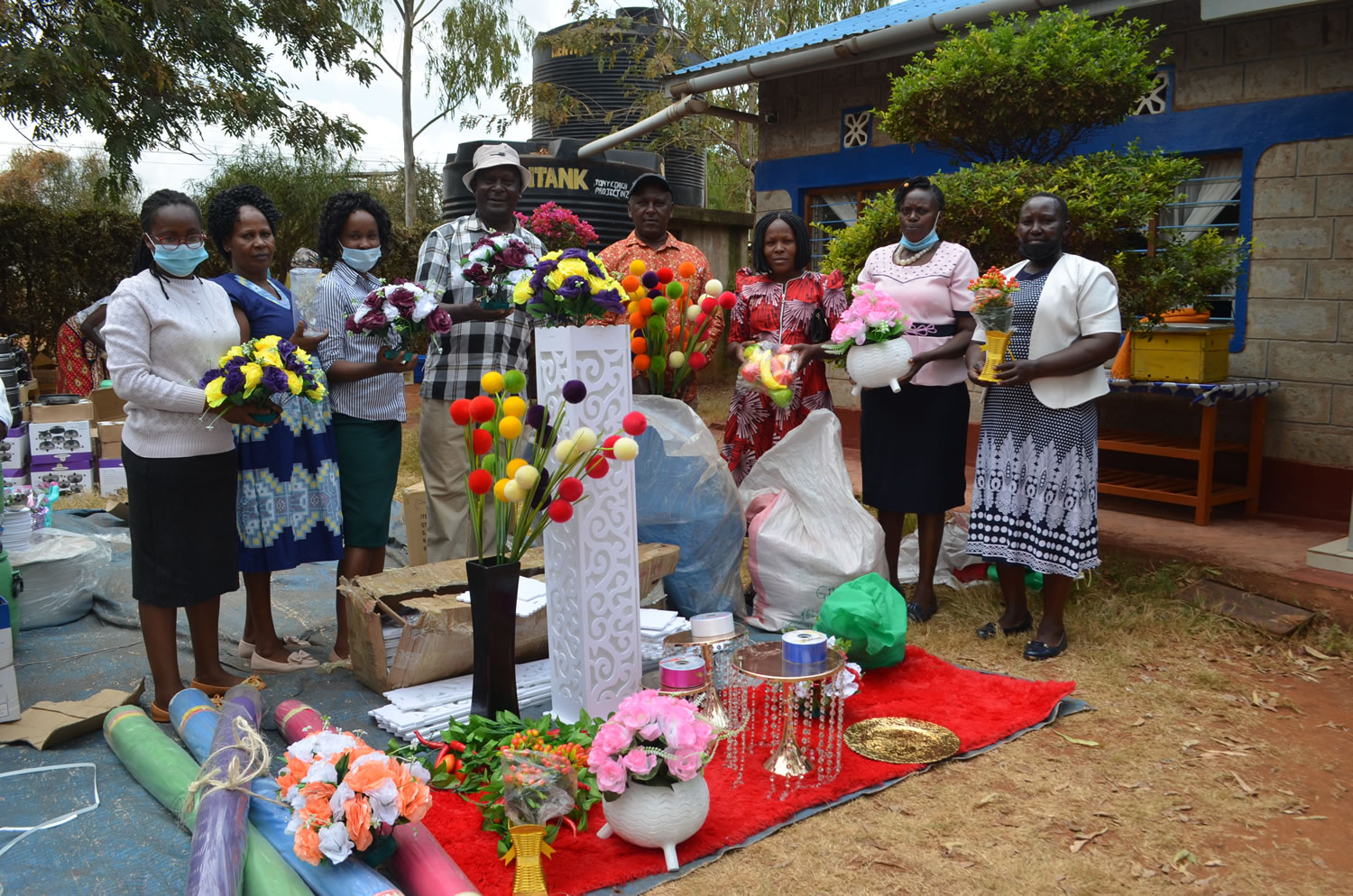 Baraka women group receives wedding decoration items from the Members of the Board