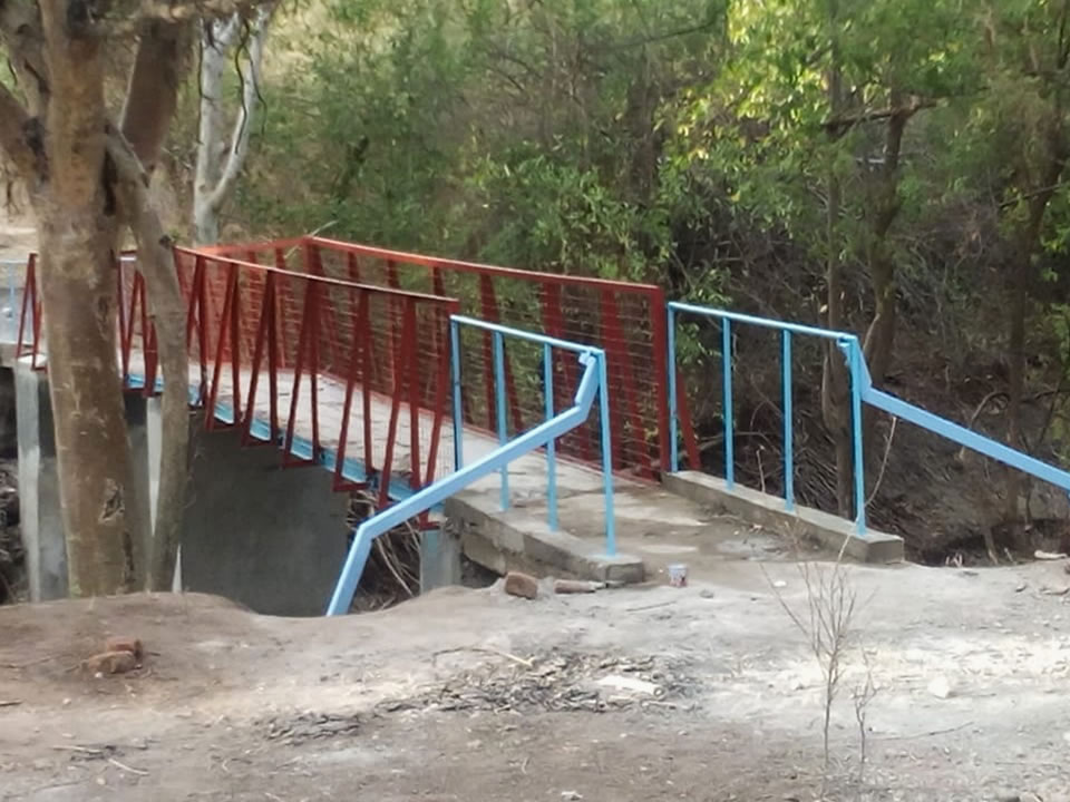 A Complete Footbridge Across Kithunguthya Seasonal Stream