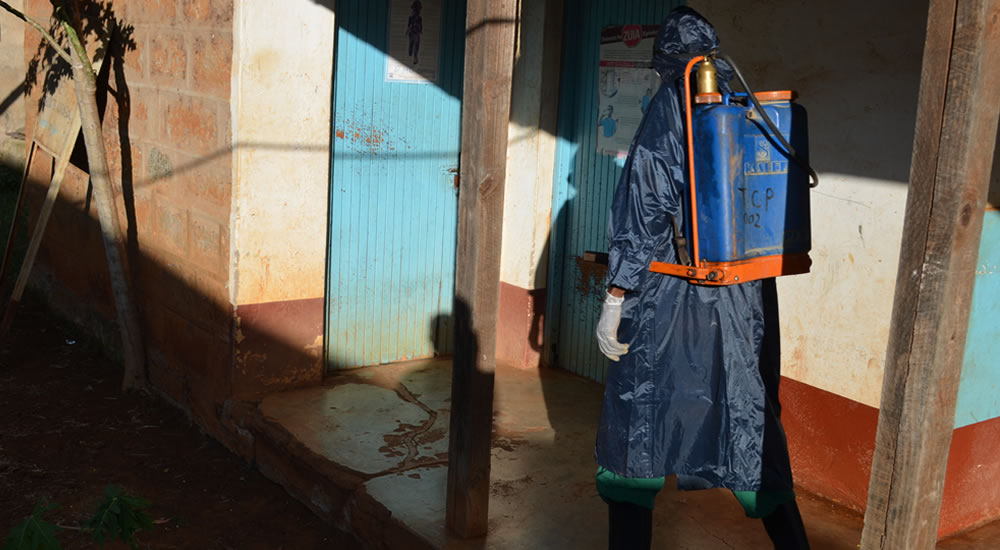 Fumigation at Gategi Dispensary During The COVID-19 Pandemic