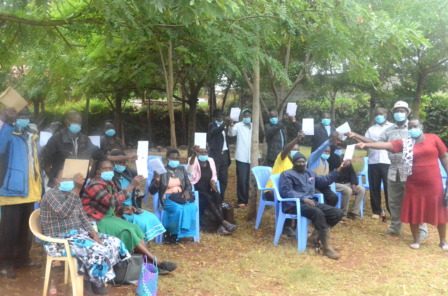 Issuance of 2021 school fee Bursary to the parents of the needy students done in the office premises