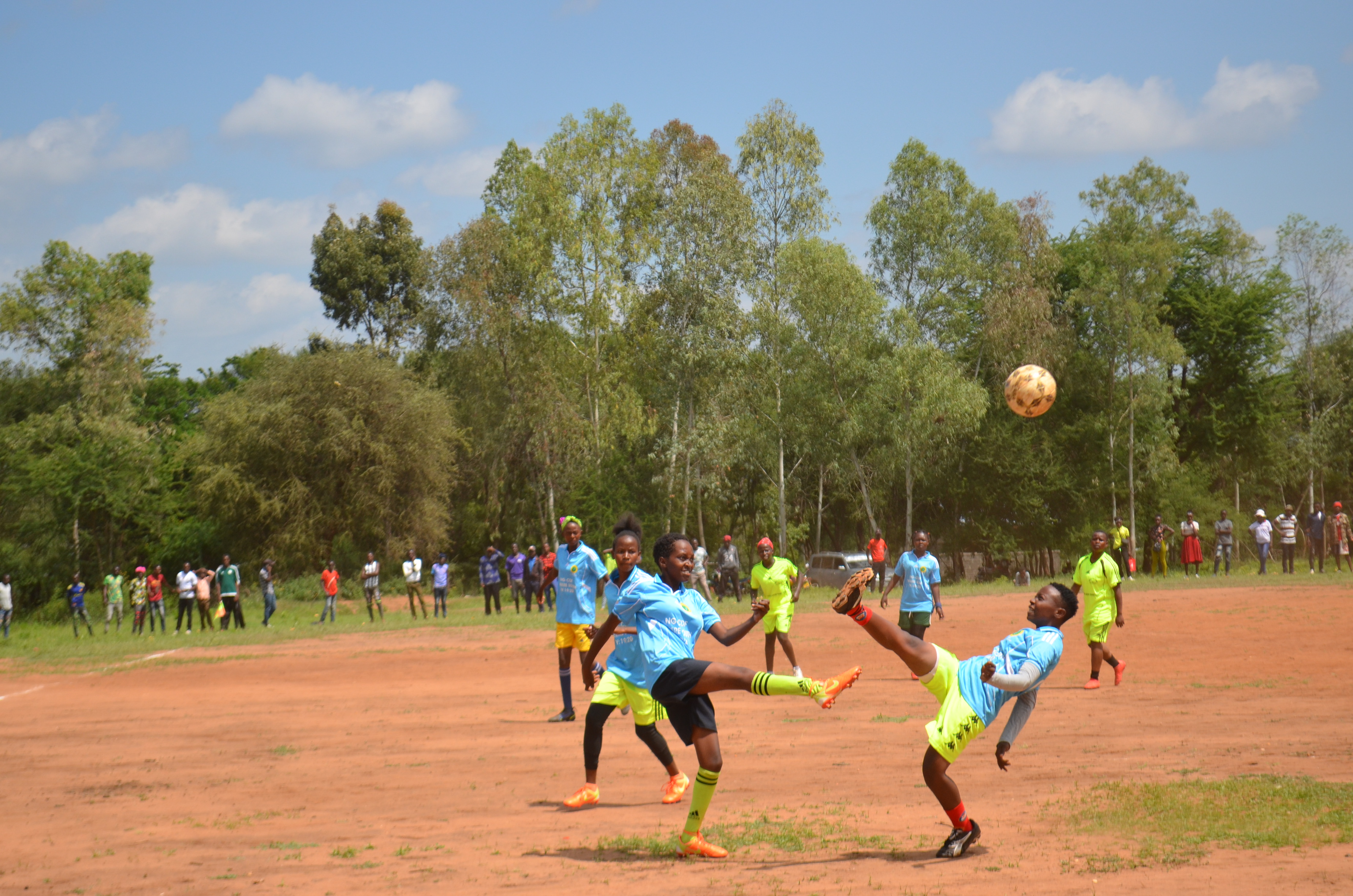 Kilia Girls FC vs Makima Girls FC during our annual tournament at S.A Gategi Primary School play ground