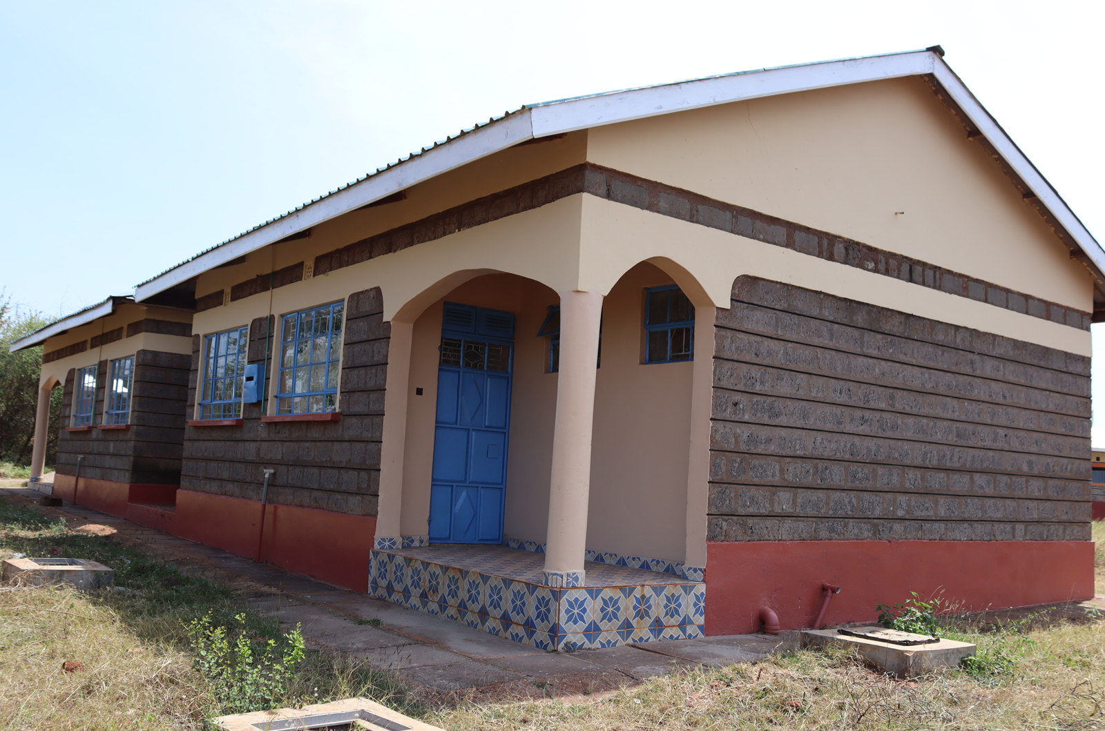 Renovated staff quarters at Mulukusi Dispensary.